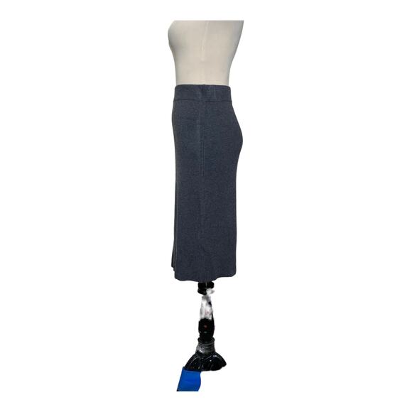 Banana Republic gray knee length pull on skirt size M - Picture 8 of 11